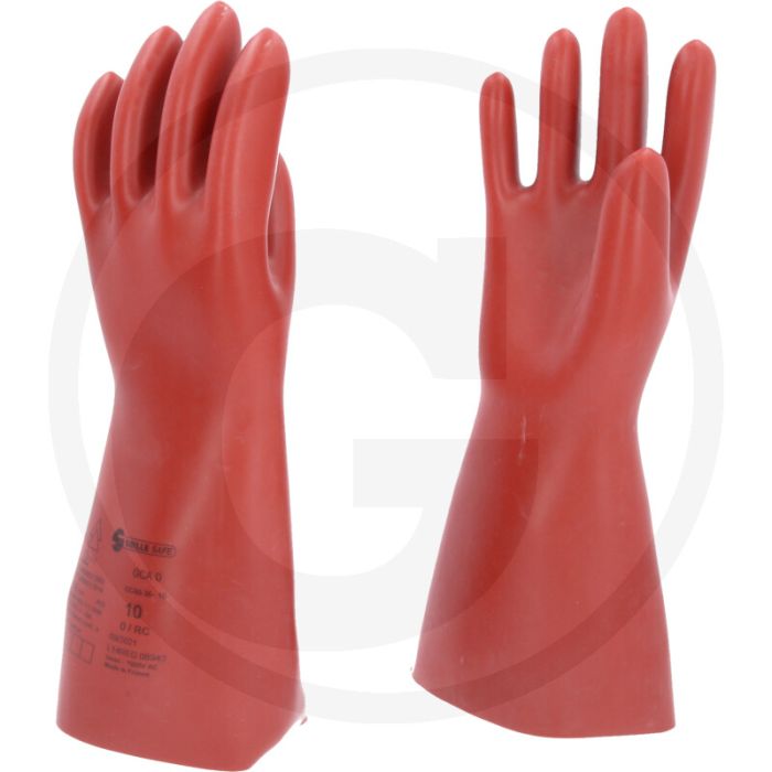 Ks tools elektriker-schutzhandschuh mit mechanischen und thermischen schutz, größe 10, rot, 360mm länge, din en 60903-zertifiziert