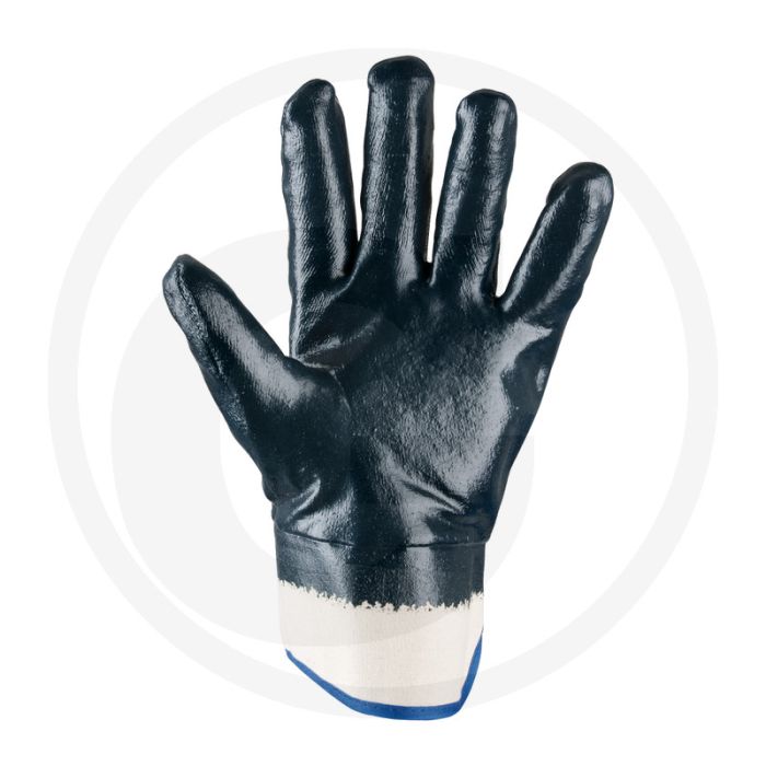 Ks tools chemicaliënbestendige handschoen, s - nitril, jersey gefutterd, ce / en 388 4232 / en 374 gkl