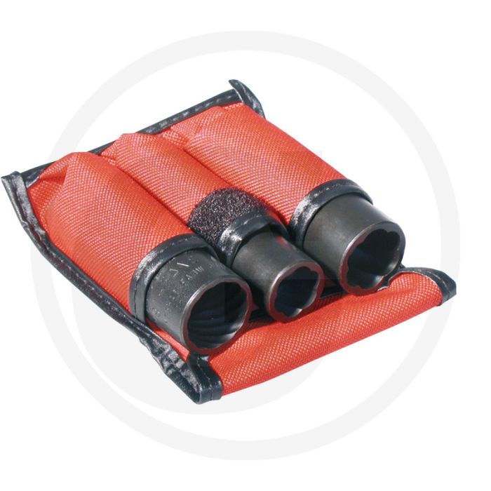 Ks tools 1/2" spiralausdrehnuss-satz, 3-delig, 17-21 mm - voor het verwijderen van beschadigde schroeven en moeren Ks tools 1/2" spiralausdrehnuss-satz, 3-delig, 17-21 mm - voor het verwijderen van beschadigde schroeven en moeren