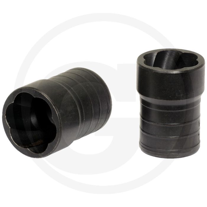 Ks tools 1/2" dopsleutel met spiraalprofiel 50 mm lang - kraftschlüssige verbindung
