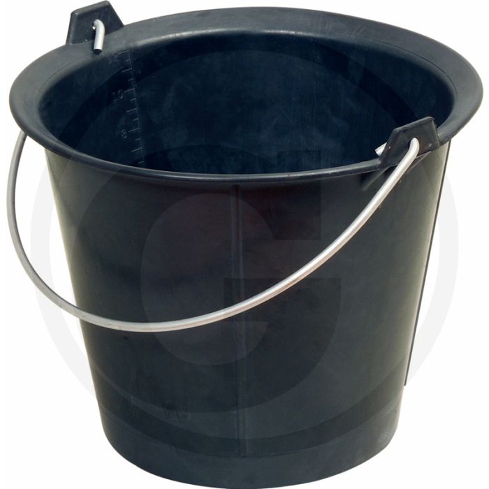 Ks tools volrubber-emmer, 12 liter, zeer elastisch, koud- en schaalverdeling, stalen hengsel Ks tools volrubber-emmer, 12 liter, zeer elastisch, koud- en schaalverdeling, stalen hengsel