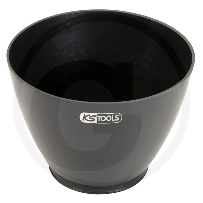 Ks tools Gipsbecher, 0,75 Liter - konisch gewölbte Form, elastisch, vollgummi, 128x92x125mm