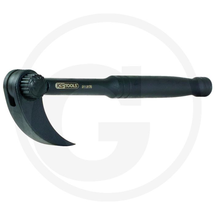 Ks tools rolkop breekijzer, 250 mm - verstelbare rollkop - speciaal staal