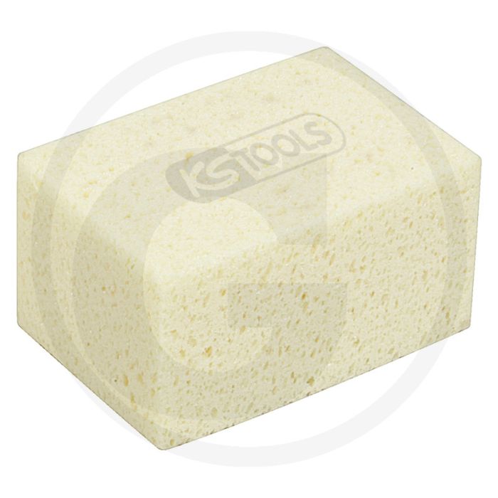 Ks tools voegenspons, 100x150x80 mm - rubberspons, wit, 60g Ks tools voegenspons, 100x150x80 mm - rubberspons, wit, 60g