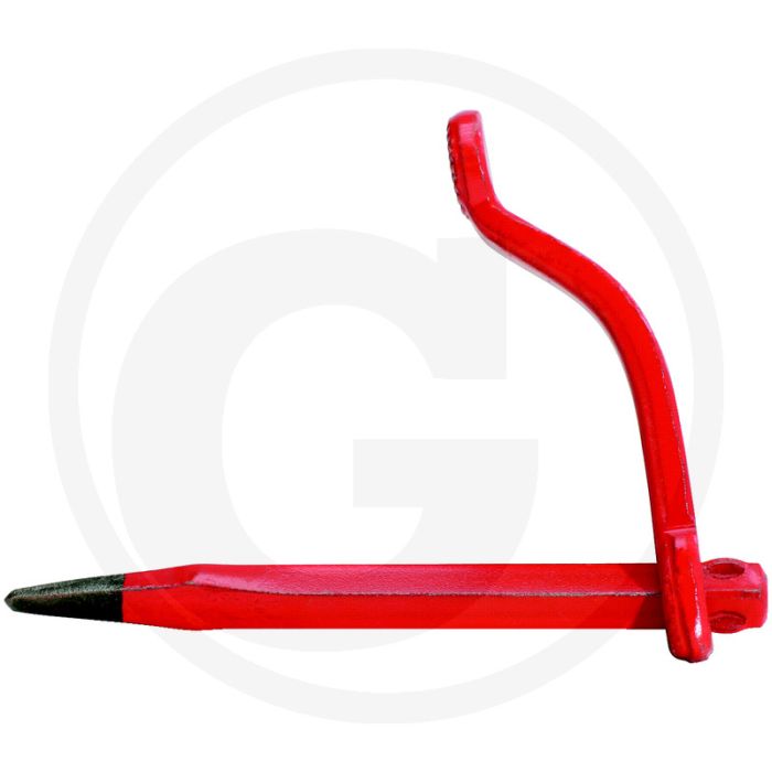 Ks tools muurpunthaak, 4-kant, 150 mm - gehard, rood gelakt, speciaal staal Ks tools muurpunthaak, 4-kant, 150 mm - gehard, rood gelakt, speciaal staal