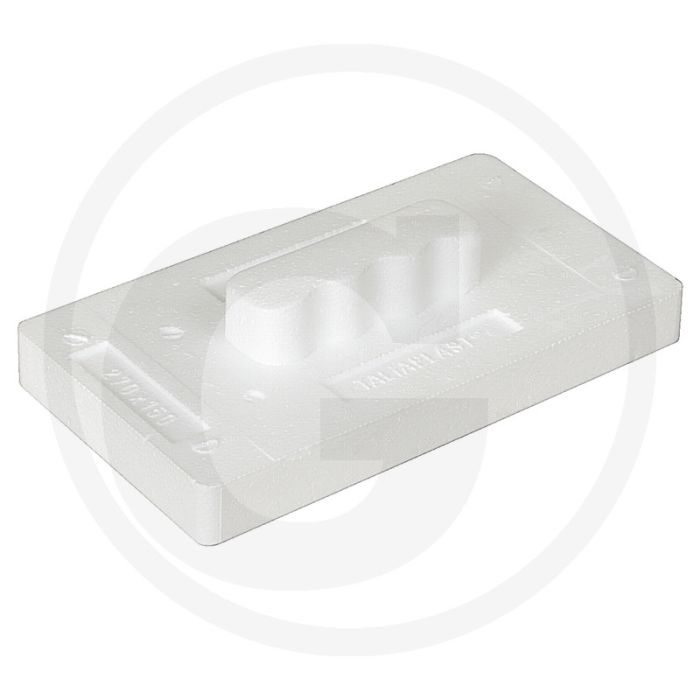 Ks tools schuurblok, hardkunststof, 150x270 mm, rechthoekig, wit, 40g Ks tools schuurblok, hardkunststof, 150x270 mm, rechthoekig, wit, 40g