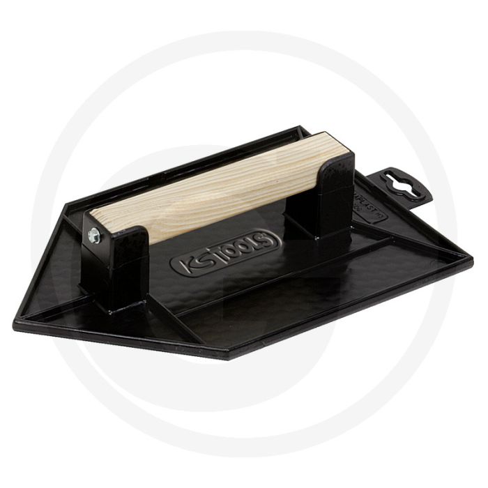 Ks tools schuurblok, punt, 80x140 mm, met houten handgreep Ks tools schuurblok, punt, 80x140 mm, met houten handgreep