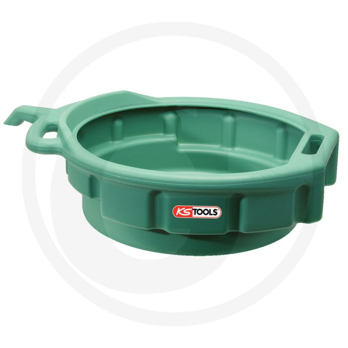 Ks tools Ölauffangbehälter, 17 Liter, Ø: 445 mm - geeignet für Öl, Chemikalien, Benzin, Säuren Ks tools Ölauffangbehälter, 17 Liter, Ø: 445 mm - geeignet für Öl, Chemikalien, Benzin, Säuren
