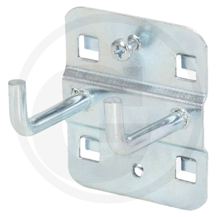 Ks tools dubbele gereedschaphaak met haaks geboge Ø 6 mm, 75 mm - passend für lochmaß 10 x 10 mm. Ks tools dubbele gereedschaphaak met haaks geboge Ø 6 mm, 75 mm - passend für lochmaß 10 x 10 mm.