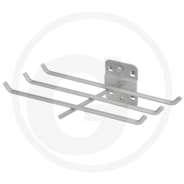 Ks tools zesvaksgereedschapshouder haken 45° gebogen, Ø 6mm - passend für lochmaß 10x10mm, inkl. fixierschraube