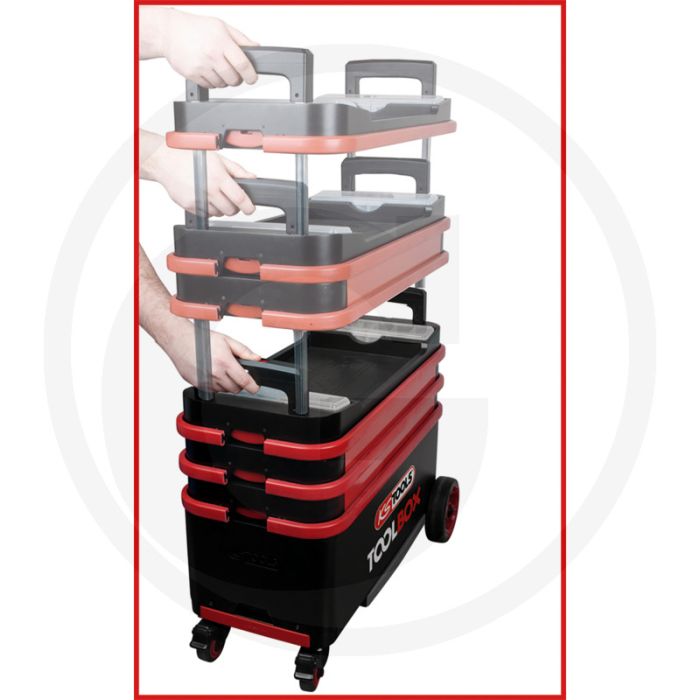 Ks tools toolbox werkzeugwagen / montagewagen - stabiele stahlblechkonstruktion - verschiebbare ablage - absenkbar - elektrostatisch pulverbeschichtet Ks tools toolbox werkzeugwagen / montagewagen - stabiele stahlblechkonstruktion - verschiebbare ablage - absenkbar - elektrostatisch pulverbeschichtet