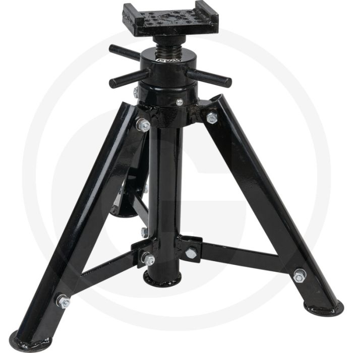 Ks tools stalen assteunen 12 ton - traploos verstelbaar - 12000 kg draagvermogen