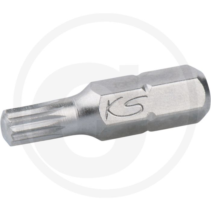 Ks tools 1/4" classic bit für vielzahnschrauben, 25mm, m4 - polytooth, 6.35x6.35x25mm Ks tools 1/4" classic bit für vielzahnschrauben, 25mm, m4 - polytooth, 6.35x6.35x25mm