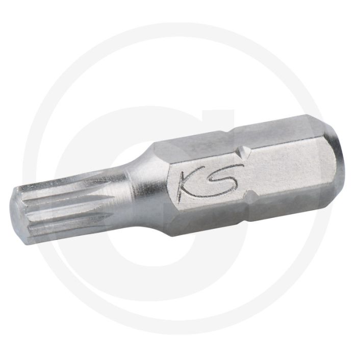 Ks tools 1/4" classic bit voor vielzahnschrauben, 25mm, m5 - buitenzeskantaandrijving Ks tools 1/4" classic bit voor vielzahnschrauben, 25mm, m5 - buitenzeskantaandrijving