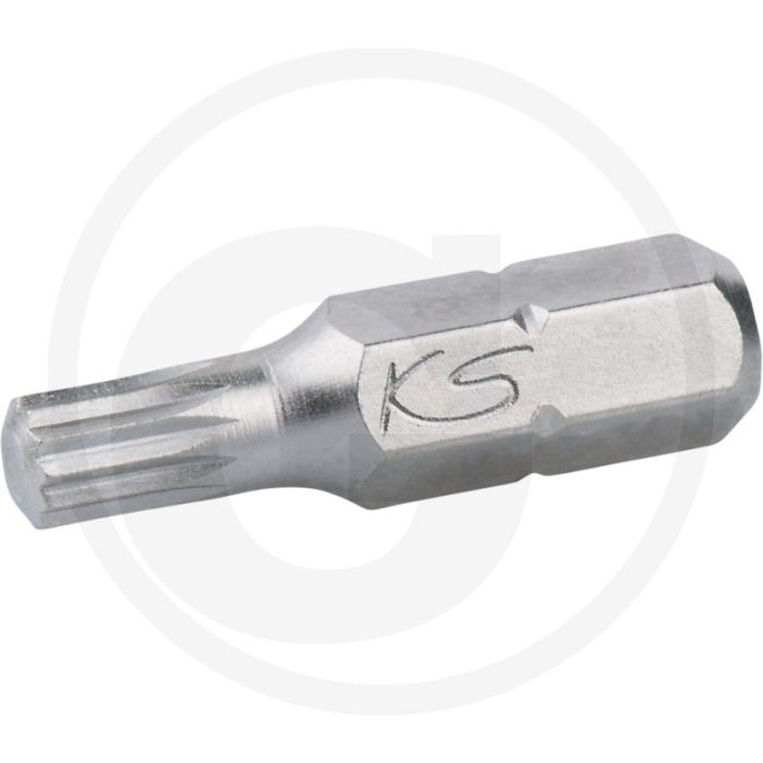 Ks tools 1/4" classic bit für vielzahnschrauben, 25mm, m10 - polyzahn, sechskantantrieb, s2 spezialstahl Ks tools 1/4" classic bit für vielzahnschrauben, 25mm, m10 - polyzahn, sechskantantrieb, s2 spezialstahl