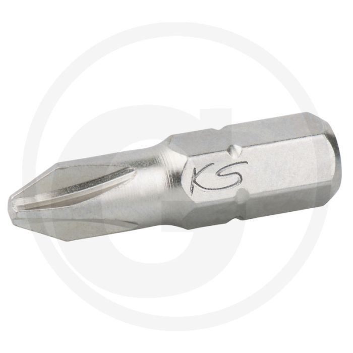 Ks tools ks tools 1/4" classic bit ph, 25mm, ph00, 5 per pak - speciaal staal, vernikkeld, voor hand- en elektrisch gereedschap Ks tools ks tools 1/4" classic bit ph, 25mm, ph00, 5 per pak - speciaal staal, vernikkeld, voor hand- en elektrisch gereedschap
