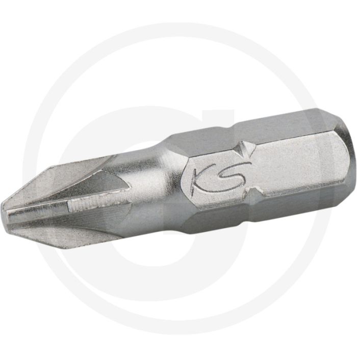 Ks tools Embout classique 1/4" pz4, 25mm, nickelé - acier spécial Ks tools Embout classique 1/4" pz4, 25mm, nickelé - acier spécial