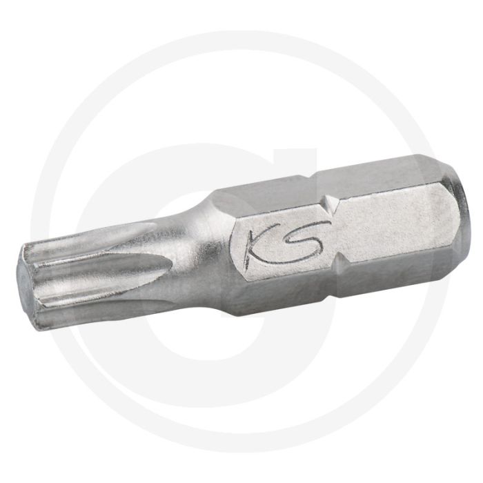 Ks tools 1/4" classic bit tx, 25 mm, t4 - torx, din 3126, iso 1173-c 6,3 Ks tools 1/4" classic bit tx, 25 mm, t4 - torx, din 3126, iso 1173-c 6,3