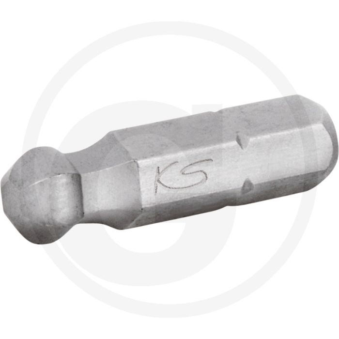 Ks tools 1/4" classic Sechskantbit, 25mm, Kugelkopf, 1/8" - Spezialstahl, vernickelt Ks tools 1/4" classic Sechskantbit, 25mm, Kugelkopf, 1/8" - Spezialstahl, vernickelt