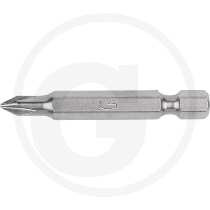 Ks tools 1/4" classic bit für kreuzschlitzschrauben ph1, 50mm, vernickelt