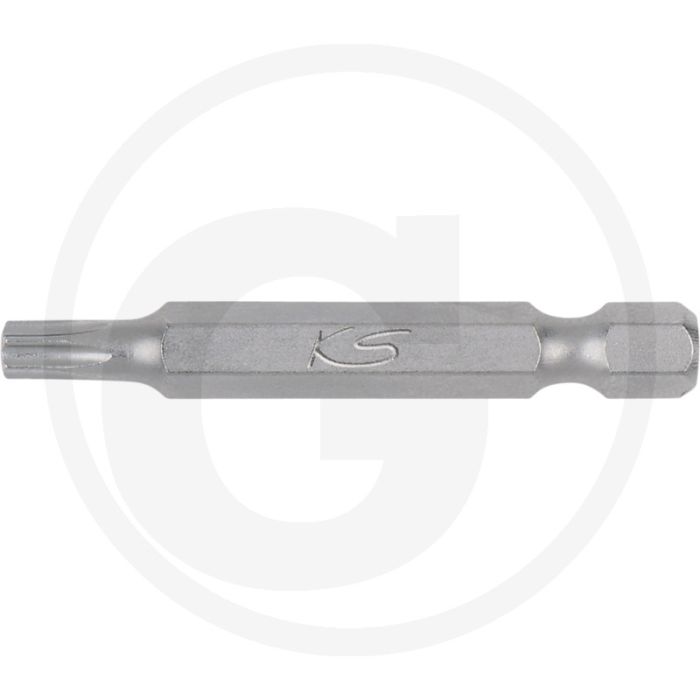 Ks tools 1/4" classic bit für tx bohrschrauben, 50mm, tb15 - torx mit stirnlochbohrung