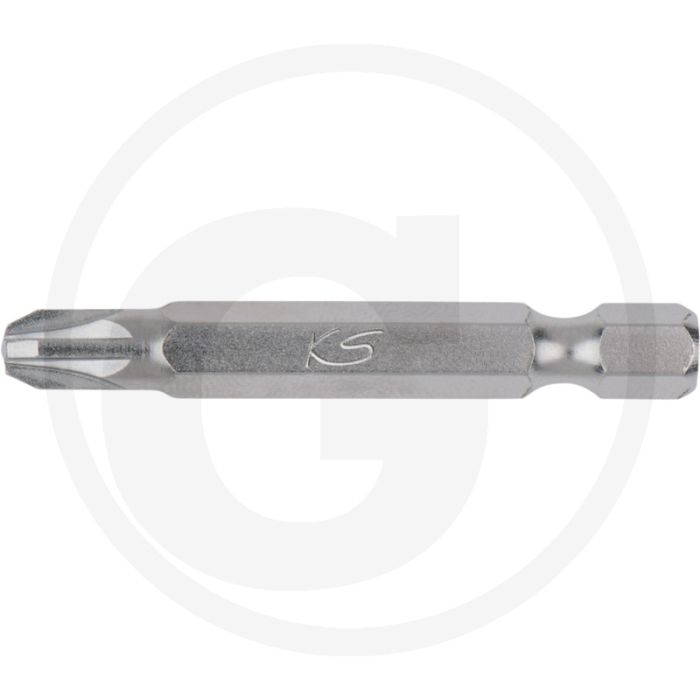 Ks tools 1/4" classic bit pz0, 50mm - acier spécial nickelé Ks tools 1/4" classic bit pz0, 50mm - acier spécial nickelé