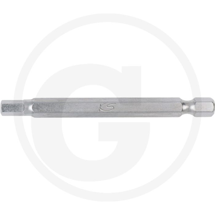 Ks tools 1/4" classic Bit für Sechskantschrauben mit Bohrung, 75mm, 6 mm - vernickeltes Spezial-Werkzeugstahl Ks tools 1/4" classic Bit für Sechskantschrauben mit Bohrung, 75mm, 6 mm - vernickeltes Spezial-Werkzeugstahl