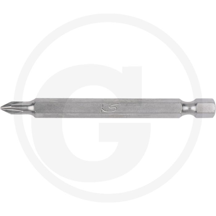 Ks tools 1/4" classic bit für kreuzschlitz-schrauben ph3, 75mm, vernickelt Ks tools 1/4" classic bit für kreuzschlitz-schrauben ph3, 75mm, vernickelt