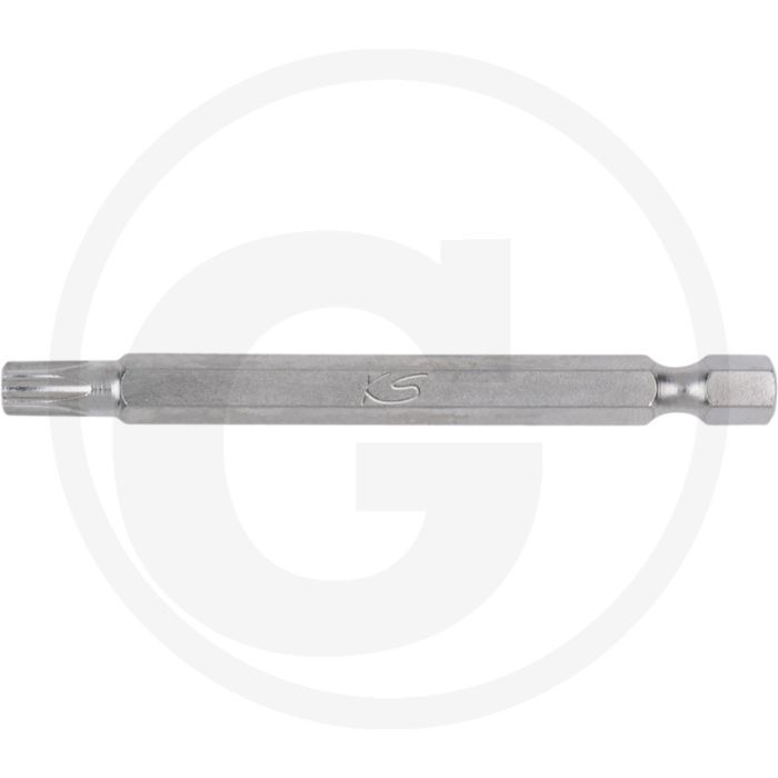 Ks tools 1/4" classic bit für tx-schrauben, 75mm, t20 - torx, din 3126 / iso 1173 - e 6,3, vernickelt, spezial-werkzeugstahl Ks tools 1/4" classic bit für tx-schrauben, 75mm, t20 - torx, din 3126 / iso 1173 - e 6,3, vernickelt, spezial-werkzeugstahl