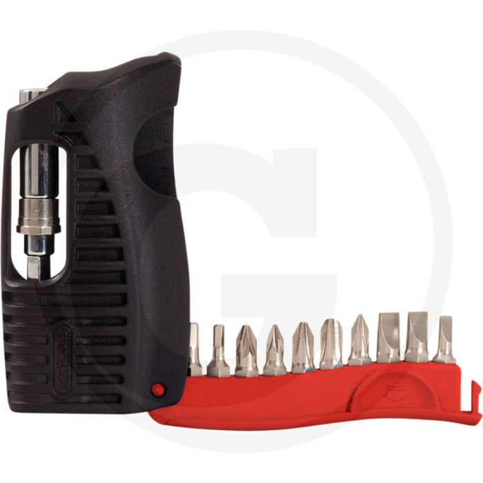 Ks tools 1/4" classic mini-bit-etui, 11-delig - compact en ergonomisch design