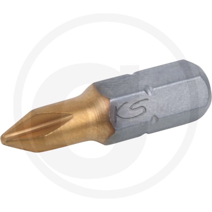 Ks tools Embout 1/4", 25mm, ph2 - titanium-nitriert, für handwerk und industrie Ks tools Embout 1/4", 25mm, ph2 - titanium-nitriert, für handwerk und industrie