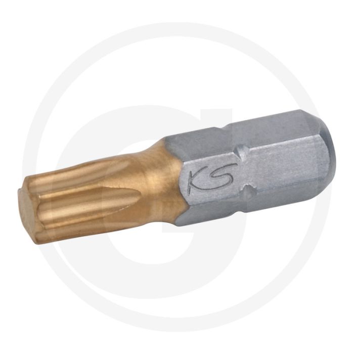 Ks tools ks tools 1/4" tin bit tx, 25mm, t15, 5 per pak - torx, titan-nitriert, c6.3 Ks tools ks tools 1/4" tin bit tx, 25mm, t15, 5 per pak - torx, titan-nitriert, c6.3