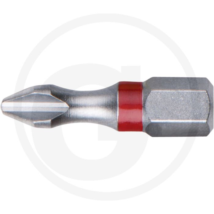 Ks tools 1/4" torsionpower bit, 25mm, ph3 - sechskantantrieb, rot Ks tools 1/4" torsionpower bit, 25mm, ph3 - sechskantantrieb, rot