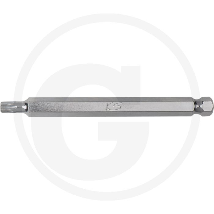 Ks tools 10mm classic bit voor tx-schroeven, l=120mm, t45 - torx, 10x10x120mm, s2 speciaal staal Ks tools 10mm classic bit voor tx-schroeven, l=120mm, t45 - torx, 10x10x120mm, s2 speciaal staal
