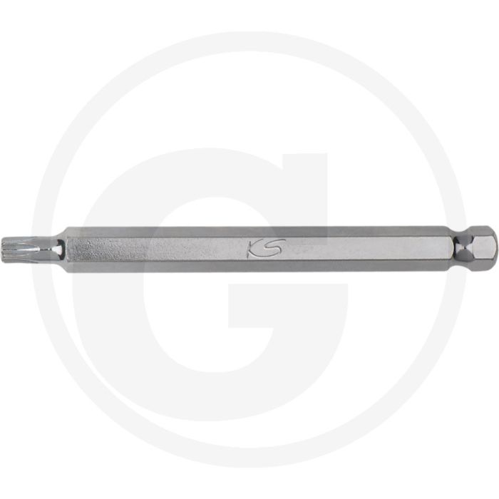 Ks tools 10mm classic bit voor tx-schroeven, l=120mm, t50 - torx, 10x10x120mm, s2 speciaal staal