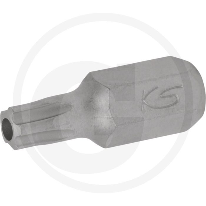 Ks tools 10 mm bit-dopsleutel 5 ster met boring, ts50 - speciaal staal, 10 mm, ts50, 30 mm
