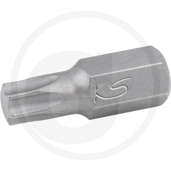 Ks tools 10mm classic bit für tx schrauben, l=30mm, t55 - torx, 10mm, verstärkte ausführung Ks tools 10mm classic bit für tx schrauben, l=30mm, t55 - torx, 10mm, verstärkte ausführung