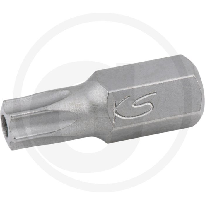 Ks tools 10mm classic bit für tx-bohrschrauben, l=30mm, tb55 - tx-torx® mit bohrung