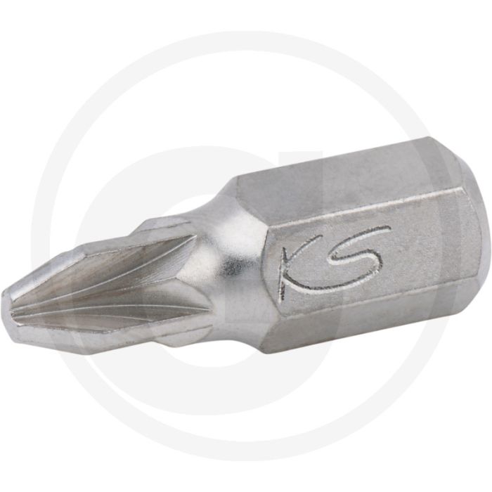 Ks tools 10mm classic bit voor kreuzschlitz-schrauben pz, l=30mm, pz1 - verstärkte ausführung Ks tools 10mm classic bit voor kreuzschlitz-schrauben pz, l=30mm, pz1 - verstärkte ausführung