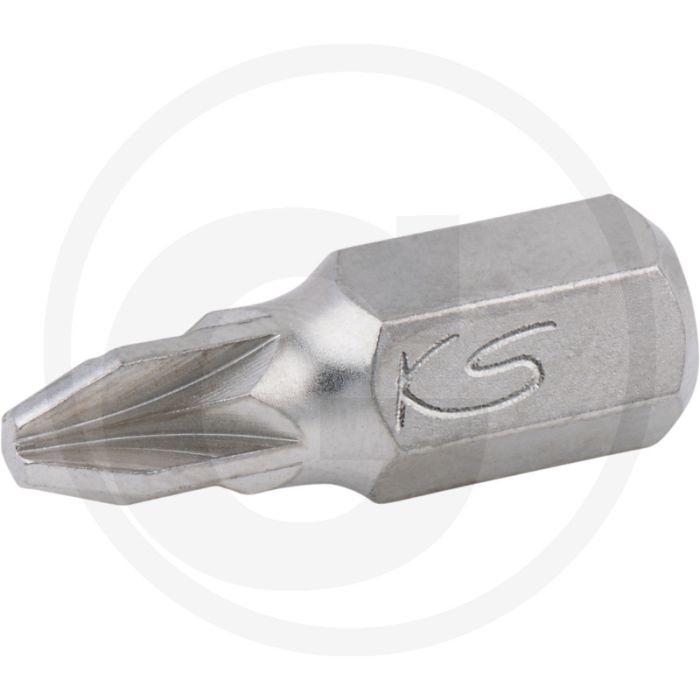 Ks tools 10mm classic bit voor kreuzschlitz-schrauben pz, l=30mm, pz2 - verstärkte ausführung Ks tools 10mm classic bit voor kreuzschlitz-schrauben pz, l=30mm, pz2 - verstärkte ausführung