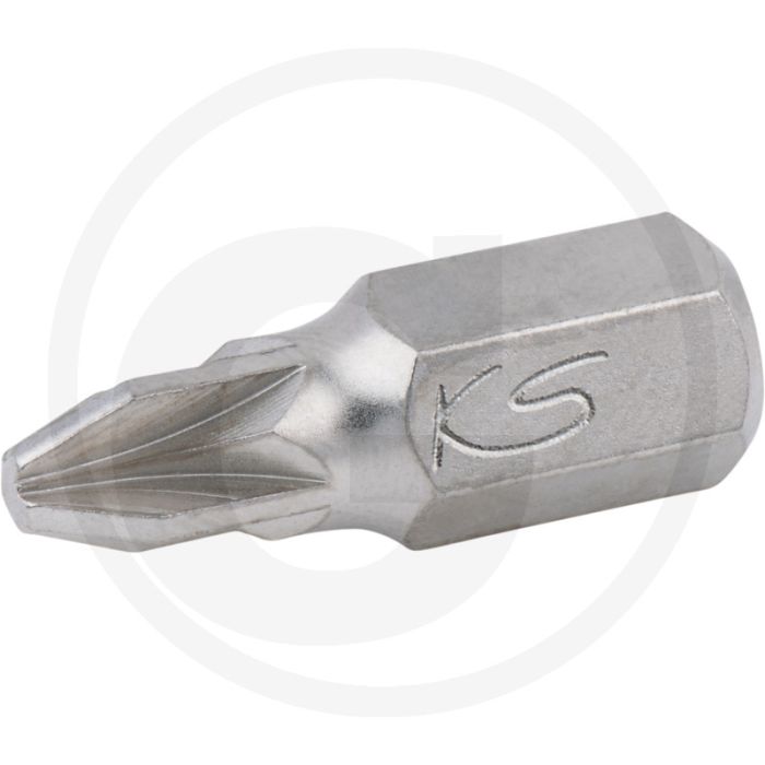 Ks tools 10mm classic bit voor kreuzschlitz-schrauben pz, l=30mm, pz3 - verstärkte ausführung Ks tools 10mm classic bit voor kreuzschlitz-schrauben pz, l=30mm, pz3 - verstärkte ausführung