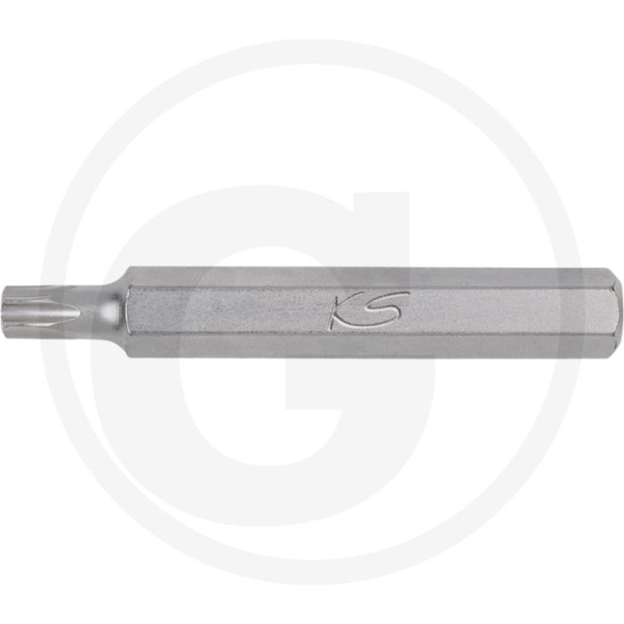 Ks tools 10mm classic bit voor tx-schroeven met boring, l=75mm, tb30 - tx-torx® met boring Ks tools 10mm classic bit voor tx-schroeven met boring, l=75mm, tb30 - tx-torx® met boring