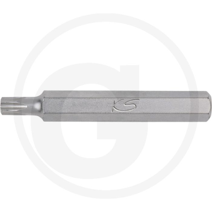 Ks tools 10mm classic bit voor tx-schroeven met boring, l=75mm, tb50 - tx-torx® met boring Ks tools 10mm classic bit voor tx-schroeven met boring, l=75mm, tb50 - tx-torx® met boring