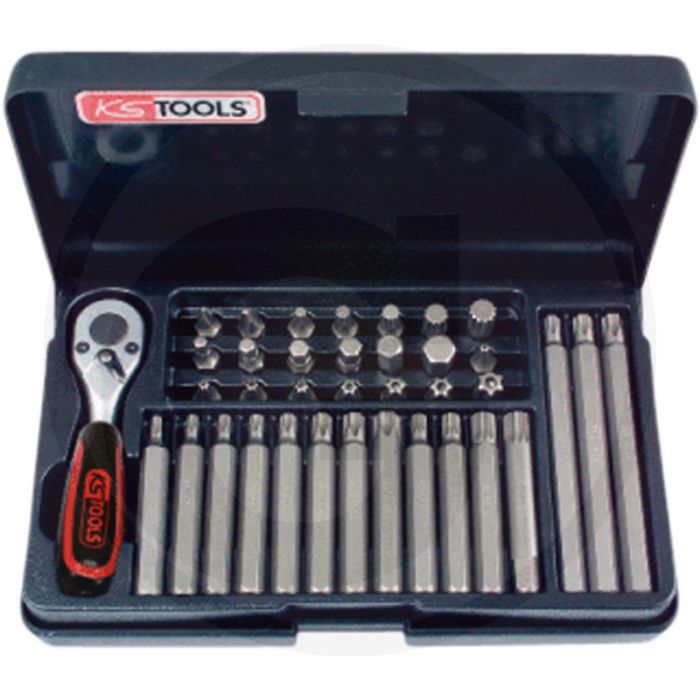 Ks tools 10mm classic bit set, 37-piece - 10mm außensechskant, 72-zähne, verstärkte ausführung Ks tools 10mm classic bit set, 37-piece - 10mm außensechskant, 72-zähne, verstärkte ausführung