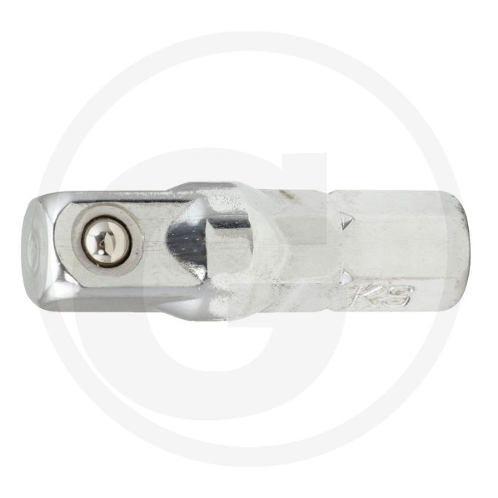 Ks tools 1/4" vierkant-adapter, voor bitratschenschlüssel 5/16" - verchroomd, speciaal-werkzeugstahl Ks tools 1/4" vierkant-adapter, voor bitratschenschlüssel 5/16" - verchroomd, speciaal-werkzeugstahl