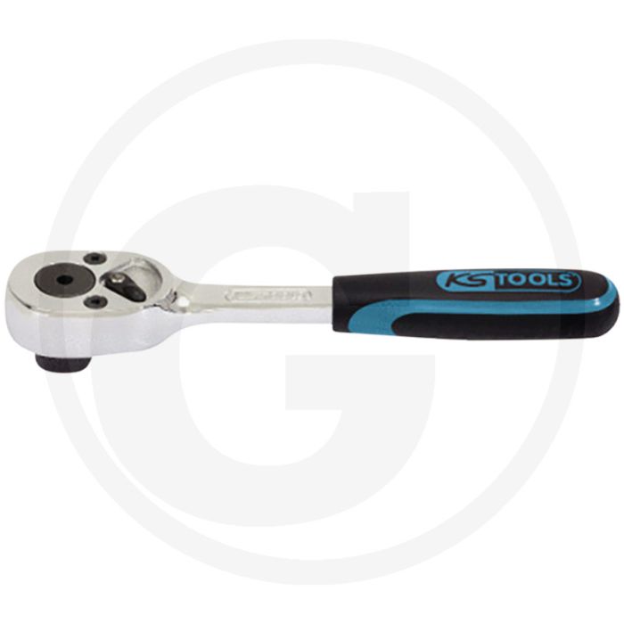 Ks tools 1/4" chromeplus® bit-umschalt-knarre, 115 mm - omschakelbaar met 72 tanden