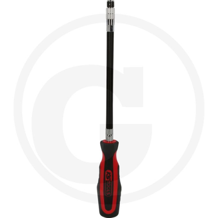 Ks tools 1/4" ergotorqueplus flexibele bit-schraubendreher - flexibel, kunststoffummantelt