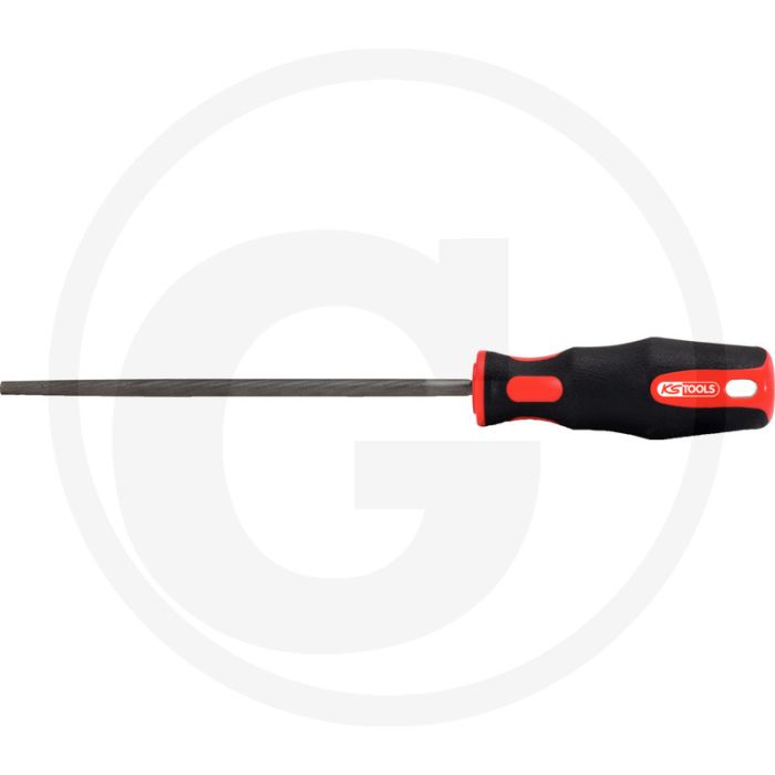 Ks tools rond-vijl, din 7261, form f, 150mm, hieb - speciaal-werkzeugstahl Ks tools rond-vijl, din 7261, form f, 150mm, hieb - speciaal-werkzeugstahl