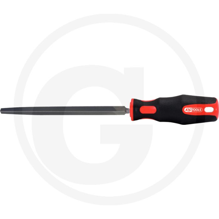 Ks tools dreikant-vijl, din 7261, form c, 250mm, hieb1 - speciaal-werkzeugstahl