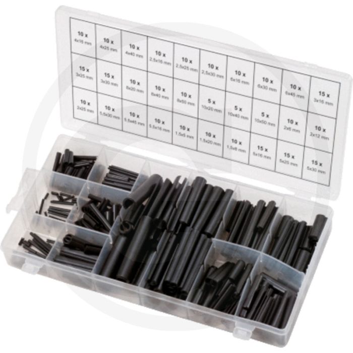 Ks tools assortiment spanstiften 315-delig - din 1481 - automobielsector - kunststof koffer - 228x35x114mm Ks tools assortiment spanstiften 315-delig - din 1481 - automobielsector - kunststof koffer - 228x35x114mm